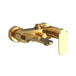 Jaquar 2 Way Wall Mixer Opal Prime OPP-GLD-15115PM Normal Flow - Full Gold Finish