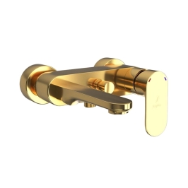Jaquar 2 Way Wall Mixer Opal Prime OPP-GLD-15119PM Normal Flow - Full Gold Finish