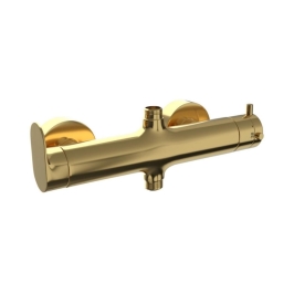 Jaquar 2 Way Thermostatic Mixer Opal Prime OPP-GLD-15653PM Normal Flow - Full Gold Finish
