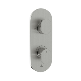 Jaquar 2 Way Thermostatic Diverter Opal Prime OPP-SSF-15681PM Normal Flow - Stainless Steel Finish