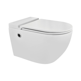 Jaquar Wall Mounted White Closet WC Opal OPS-WHT-15961BIUFSMTL with P-Trap
