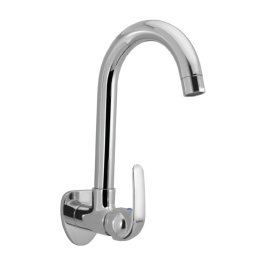Essco Wall Mounted Regular Kitchen Sink Tap Orbit ORB-105347 with Swinging Spout in Chrome Finish