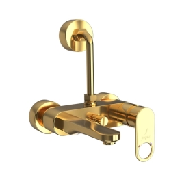 Jaquar 2 Way Wall Mixer Ornamix Prime ORP-GLD-10117PM Normal Flow - Full Gold Finish
