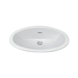 Hindware Counter Top Oval Shaped White Basin Area OVAL 10017