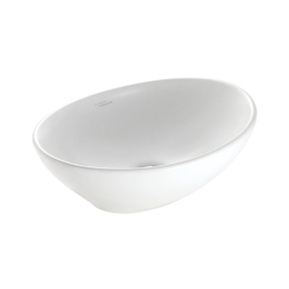 Hindware Table Top Oval Shaped White Basin Area PEARL 91088
