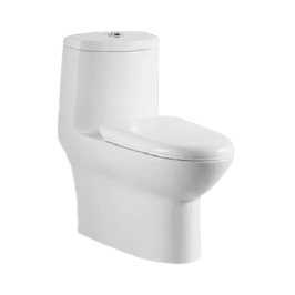 Hindware Floor Mounted White 1 Piece WC Pearl PEARL 92515 with S-Trap