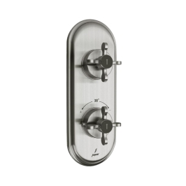 Jaquar 1 Way Thermostatic Diverter Queens Prime QQP-SSF-7661PM Normal Flow - Stainless Steel Finish