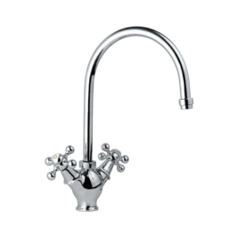Jaquar Table Mounted Regular Kitchen Sink Mixer Queen's QQT-7319B with Swinging Spout in Chrome Finish