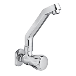 Cavier Wall Mounted Regular Kitchen Sink Tap Quantico QT-19-139 with Swinging Spout in Chrome Finish