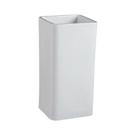 Parryware Floor Standing Rectangle Shaped White Basin Area Qube QUBE C8860
