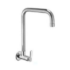 Cavier Wall Mounted Regular Kitchen Sink Tap Ruby RB-34-140 with Swinging Spout in Chrome Finish