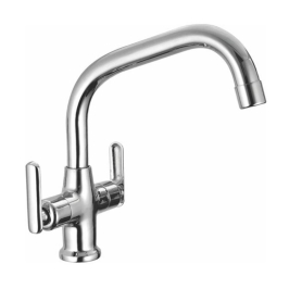 Cavier Table Mounted Regular Kitchen Sink Mixer Ruby RB-34-153 with Swinging Spout in Chrome Finish