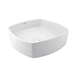 Parryware Table Top Square Shaped White Basin Area Ruse Square RUSE SQUARE C8972
