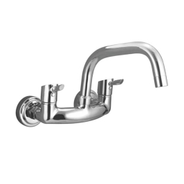 Cavier Wall Mounted Regular Kitchen Sink Mixer Rienza RZ-15-151 with Swinging Spout in Chrome Finish