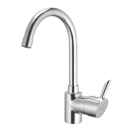 Cavier Table Mounted Regular Kitchen Sink Mixer Rienza RZ-15-238 with Swinging Spout in Chrome Finish