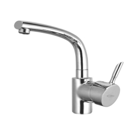 Cavier Table Mounted Regular Kitchen Sink Mixer Rienza RZ-15-239 with Swinging Spout in Chrome Finish