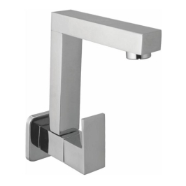 Cavier Wall Mounted Regular Kitchen Sink Tap Solid SD-72-135 with Swinging Spout in Chrome Finish
