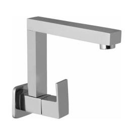Cavier Wall Mounted Regular Kitchen Sink Tap Solid SD-72-139 with Swinging Spout in Chrome Finish