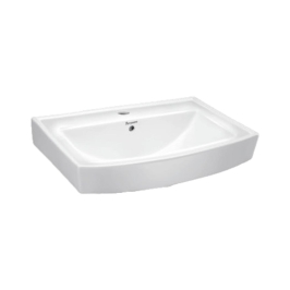 Parryware Wall Mounted Rectangle Shaped White Basin Area Sepia SEPIA C8872