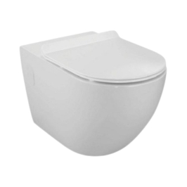Artize Wall Mounted White Closet WC Signac SGS-WHT-41955P180UFSM with P-Trap