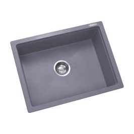 Sincore Quartz Sink ARIEL SMALL ( 18 x 16 inches )  -  Mettalic Grey