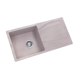 Sincore Quartz Sink GEMINI SMALL ( 36 x 18 inches )  -  Mettalic Grey