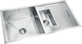 Sincore Stainless Steel Sink Hand Crafted Series SPARTAN ( 40 x 20 inches ) - Matt