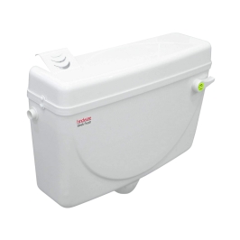 Hindware External Wall Mounted Cistern Without Frame SLEEK FRESH SINGLE FLUSH - White