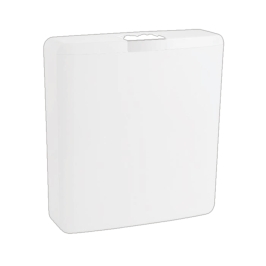 Hindware External Wall Mounted Cistern Without Frame SLENDER - White