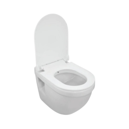 Jaquar Wall Mounted White Closet WC Solo SLS-WHT-6951JUFSM with P-Trap