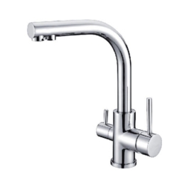 Simoll Table Mounted Regular Kitchen RO + Sink Mixer Pureline SM-1150 with Swinging Spout in Chrome Finish
