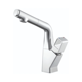 Simoll Table Mounted Pull-Down Kitchen Sink Mixer Titan SM-2613 with Extractable Hand Shower Spout