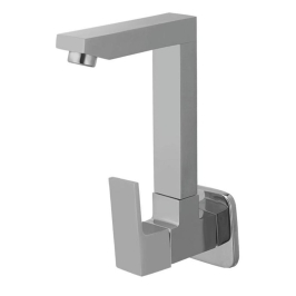 Cavier Wall Mounted Regular Kitchen Sink Tap Solo SO-04-135 with Swinging Spout in Chrome Finish