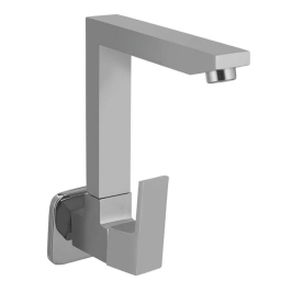 Cavier Wall Mounted Regular Kitchen Sink Tap Solo SO-04-139 with Swinging Spout in Chrome Finish