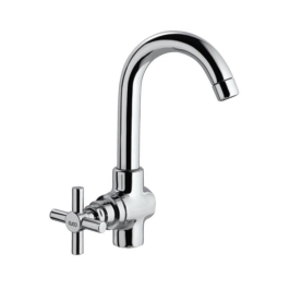 Jaquar Table Mounted Regular Kitchen Sink Tap Solo SOL-6357 with Swinging Spout in Chrome Finish