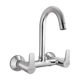 Essco Wall Mounted Regular Kitchen Sink Mixer Stella STE-107309 with Swinging Spout in Chrome Finish