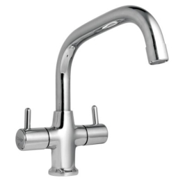 Cavier Table Mounted Regular Kitchen Sink Mixer Selway SW-48-153 with Swinging Spout in Chrome Finish