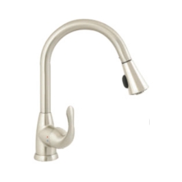 Parryware Table Mounted Pull-Out Kitchen Sink Mixer T4735A1 with Extractable Hand Shower Spout in Chrome Finish