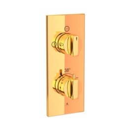 Artize 1 Way Thermostatic Diverter Thermatik THK-GBP-681N - Gold Bright PVD Finish
