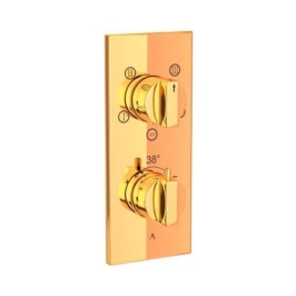 Artize 4 Way Thermostatic Diverter Thermatik THK-GBP-685N - Gold Bright PVD Finish