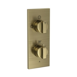 Artize 1 Way Thermostatic Diverter Thermatik THK-GDS-681N - Gold Dust Finish