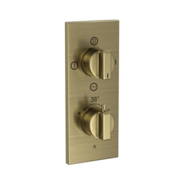 Artize 3 Way Thermostatic Diverter Thermatik THK-GDS-683N - Gold Dust Finish