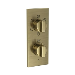 Artize 5 Way Thermostatic Diverter Thermatik THK-GDS-687N - Gold Dust Finish