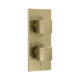 Artize 3 Way Thermostatic Diverter Thermatik THK-GDS-693N - Gold Dust Finish