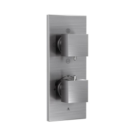 Artize 3 Way Thermostatic Diverter Thermatik THK-SSF-693N - Stainless Steel Finish