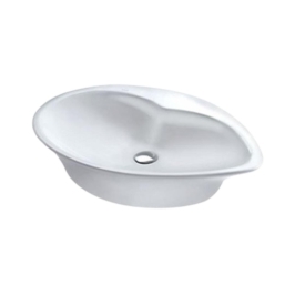 Artize Table Top Speciality Shaped White Basin Area Tiaara TIS-WHT-73931