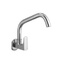 Cavier Wall Mounted Regular Kitchen Sink Tap Trio TO-25-139 with Swinging Spout in Chrome Finish
