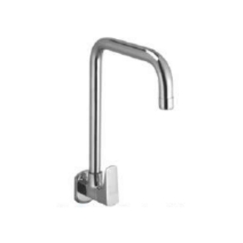 Cavier Wall Mounted Regular Kitchen Sink Tap Trio TO-25-140 with Swinging Spout in Chrome Finish