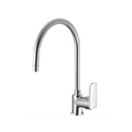 Cavier Table Mounted Regular Kitchen Sink Mixer Trio TO-25-237 with Swinging Spout in Chrome Finish