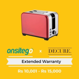 OnsiteGo Extended Warranty For Toaster / Sandwich Maker (Rs 10001-15000)
